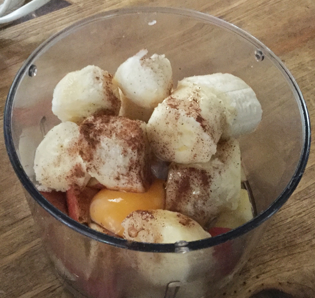 Ingredients for healthy christmas treat recipe